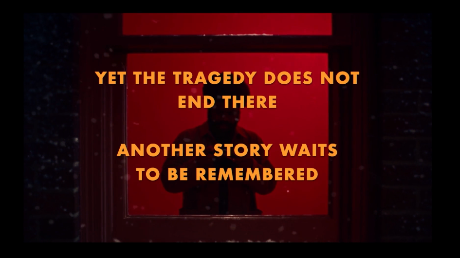Projection still: Yet the tragedy does not end there